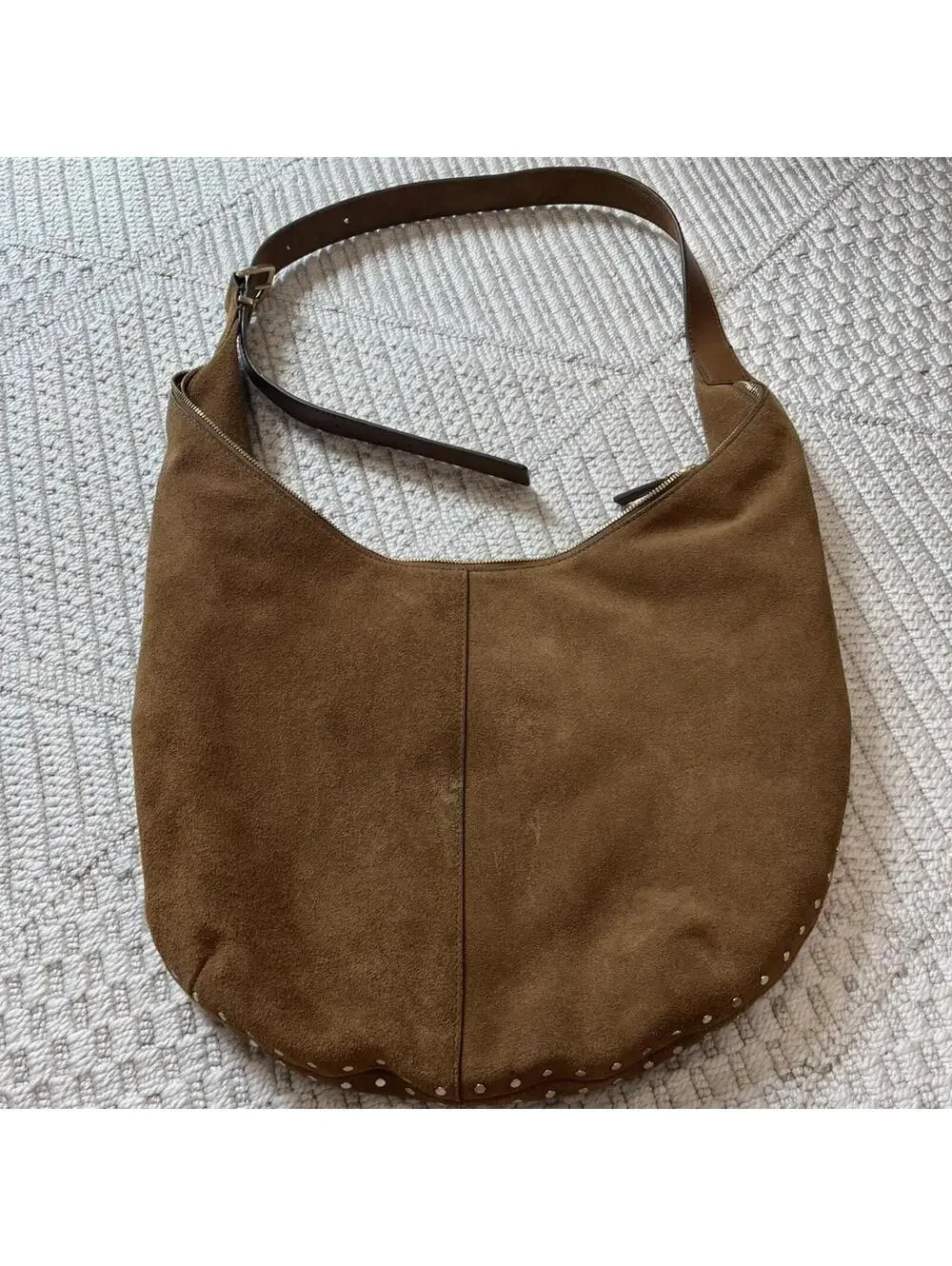 Madewell Essential Curve Shoulder Bag in Aged Cognac - Picture 6 of 10